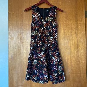 Textured Skater Dress